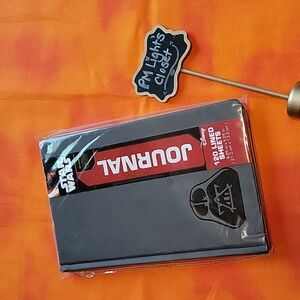 Star Wars Journal New 120 Lined Sheets Disney Black Gray